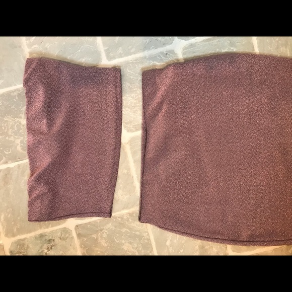 Two piece set - tube top and midi skirt - Picture 3 of 3